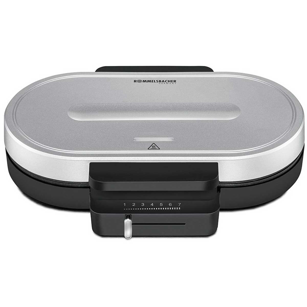 Rommelsbacher WA 1250 Waffelautomat schwarz/silber