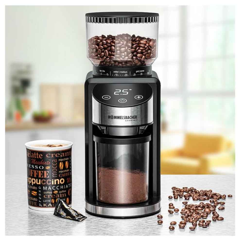 Rommelsbacher EKM 400 Kaffeemühle schwarz/edelstahl