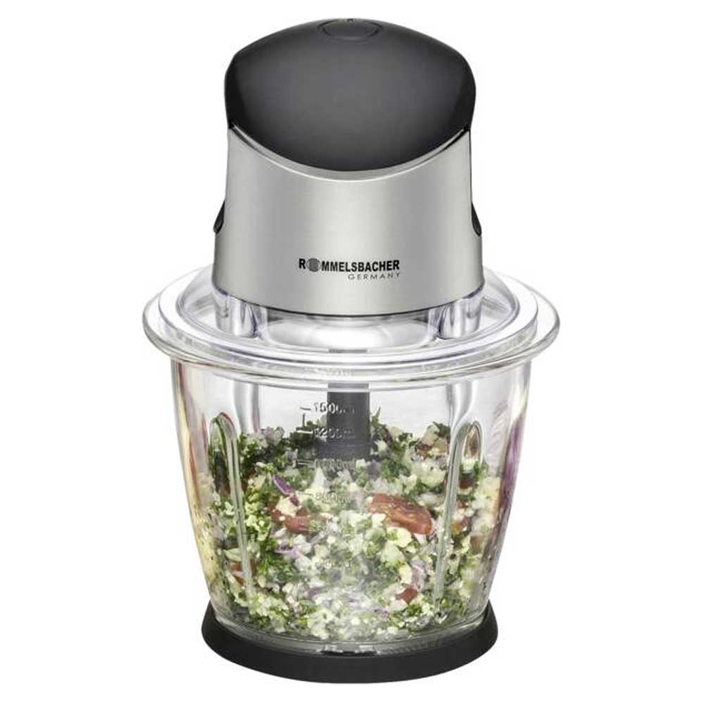 Rommelsbacher MZ 500 Multi Zerkleinerer schwarz/Chrom gebürstet