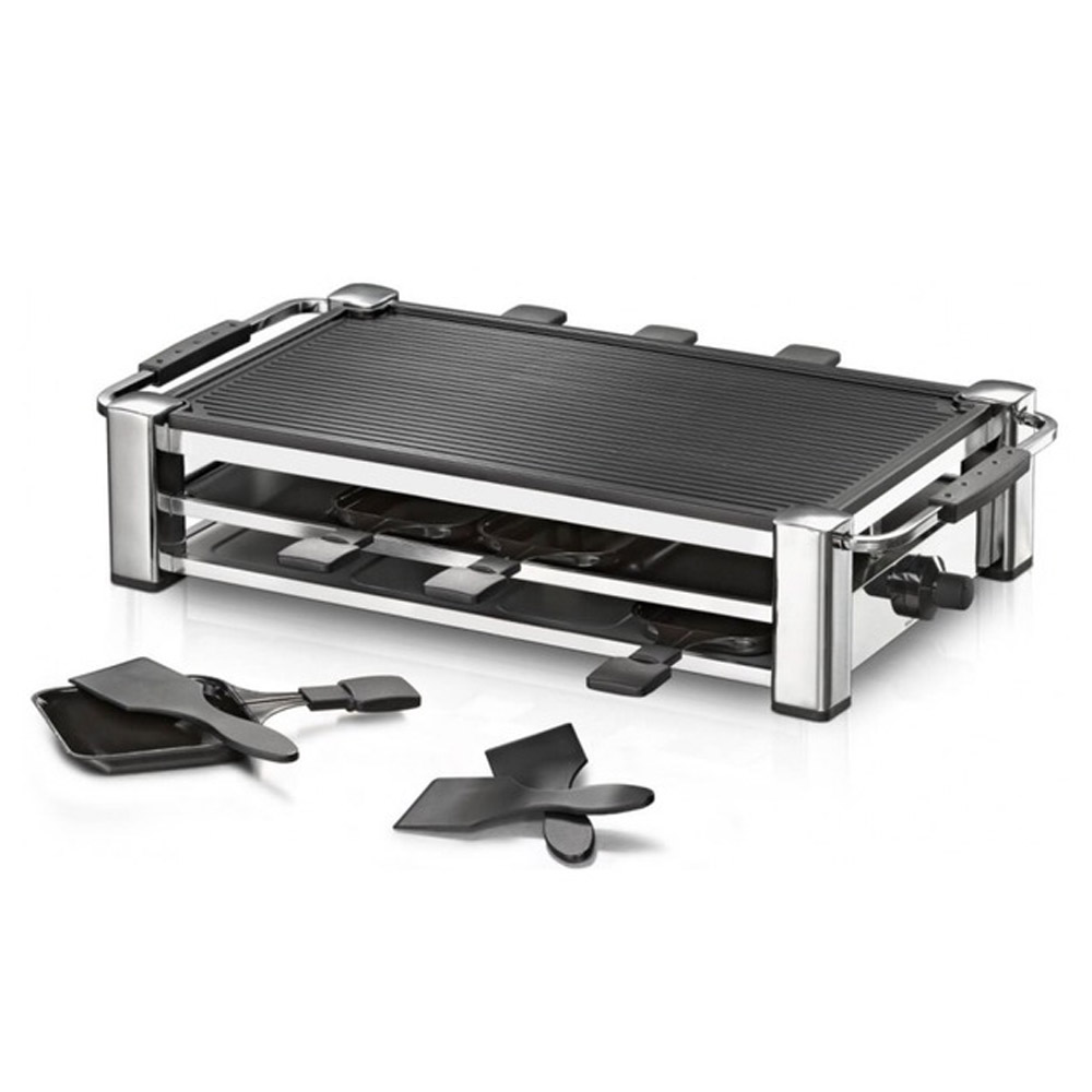 Rommelsbacher RCC 1500 Raclette-Grill chrom
