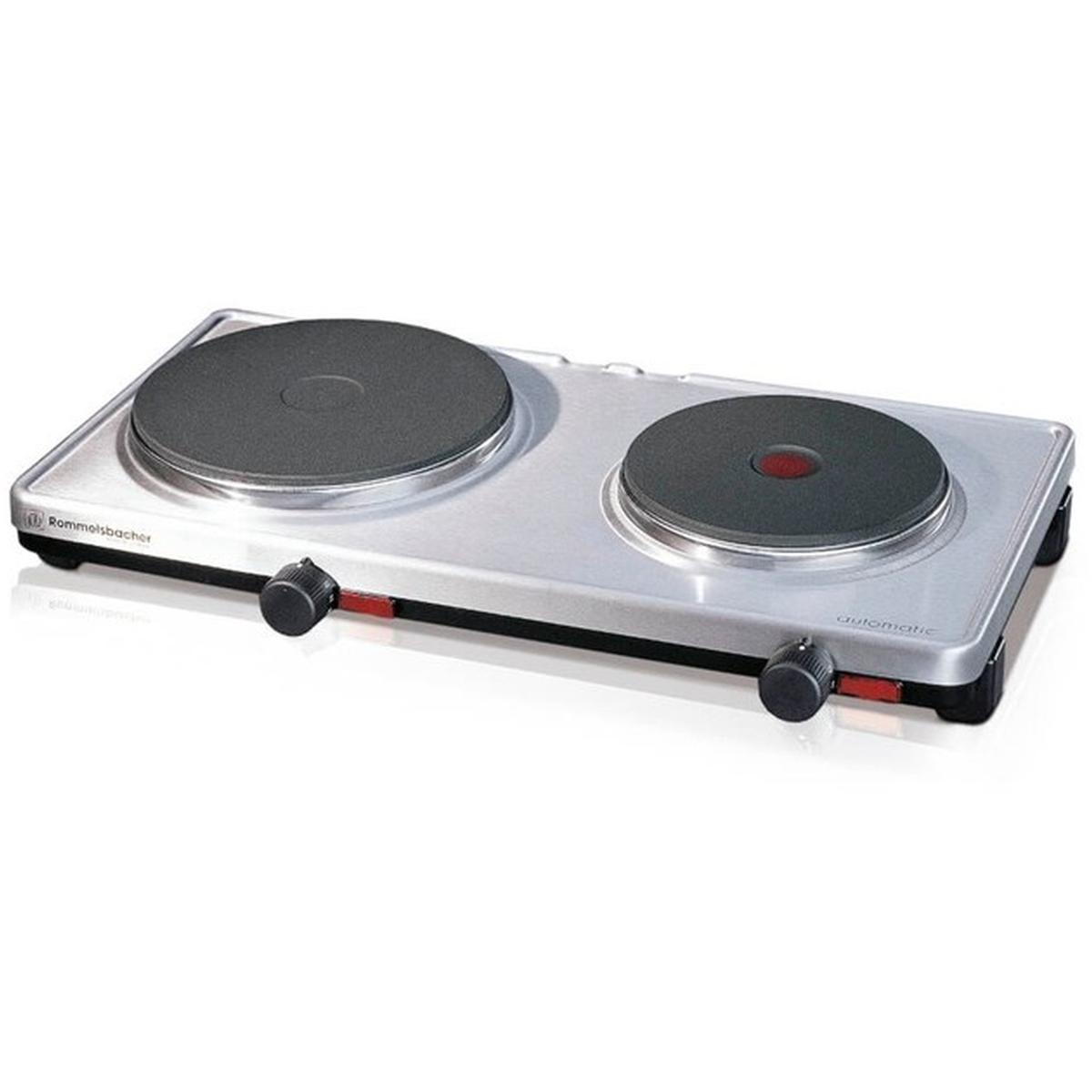 Rommelsbacher AK 3099/E Doppelkochplatte 3000W edelstahl