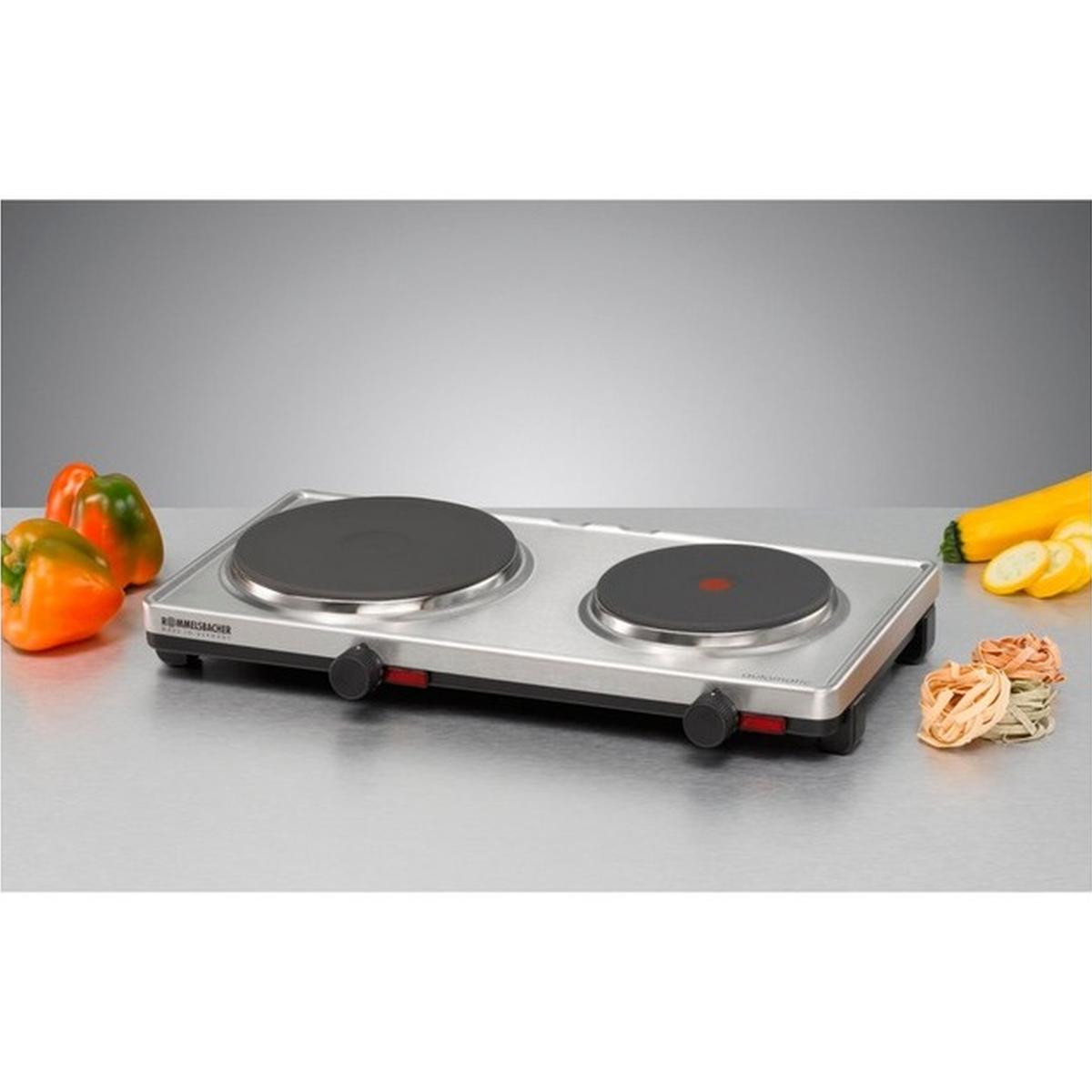 Rommelsbacher AK 3099/E Doppelkochplatte 3000W edelstahl