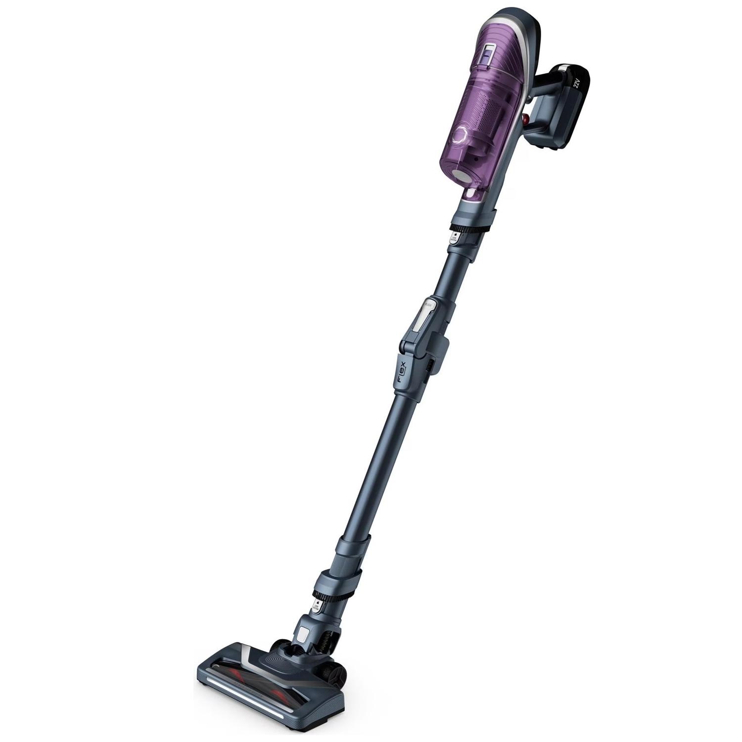 Rowenta X-Force Flex 8.60 Allergy kabelloser Staubsauger lila/grau