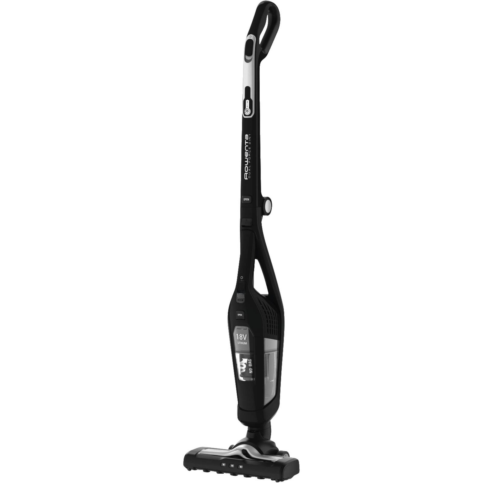 Rowenta Dual Force 2in1 RH6735WH kabelloser Stabstaubsauger schwarz