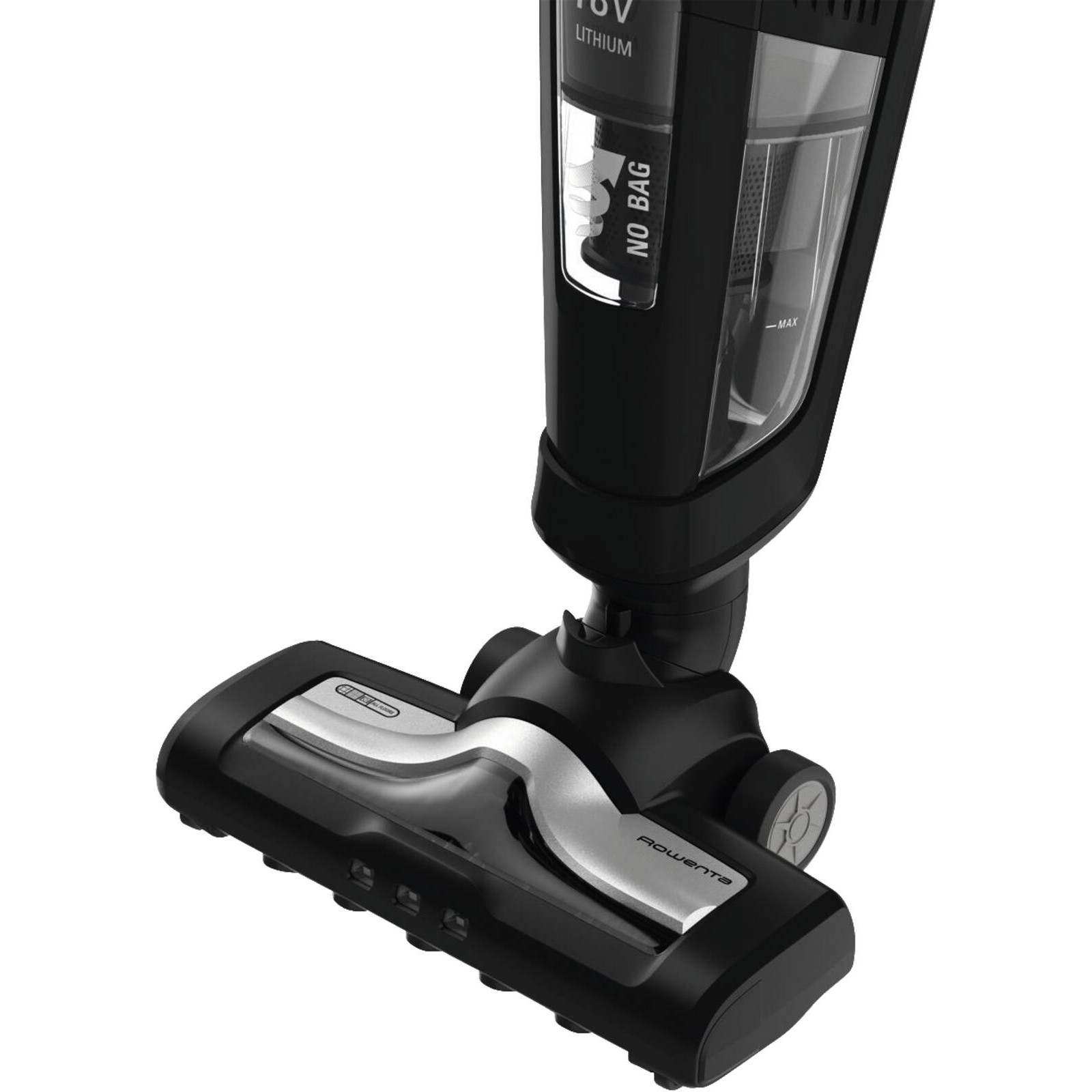 Rowenta Dual Force 2in1 RH6735WH kabelloser Stabstaubsauger schwarz