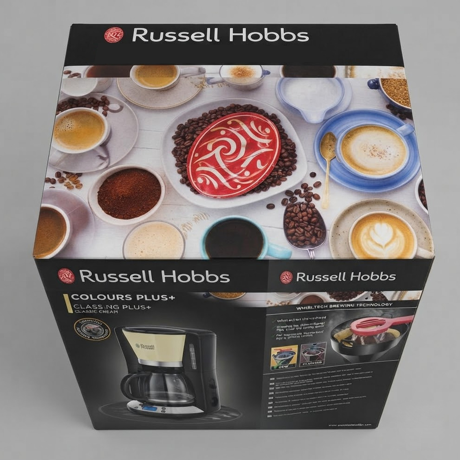 Russell Hobbs Digitale Kaffeemaschine Colours+ creme
