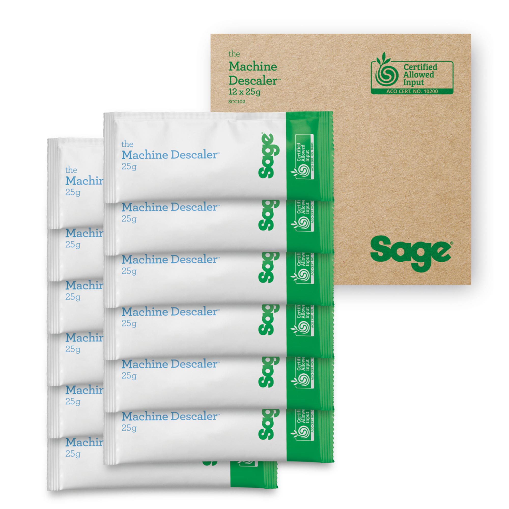 Sage Entkalker für Kaffeemaschinen 12er-Pack