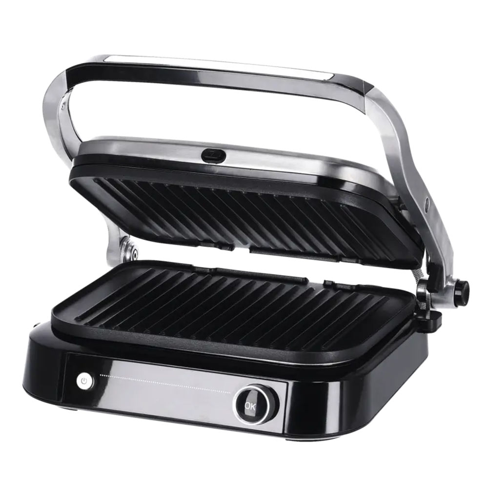 Severin KG 2395 SEVINI PRO Kontaktgrill schwarz/silber