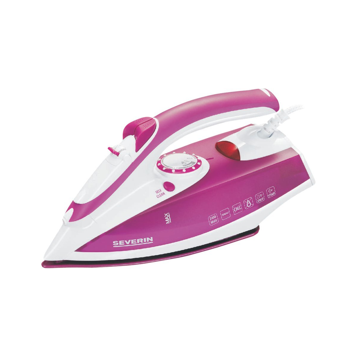 Severin BA 3243 Dampfbügeleisen weiß/violett