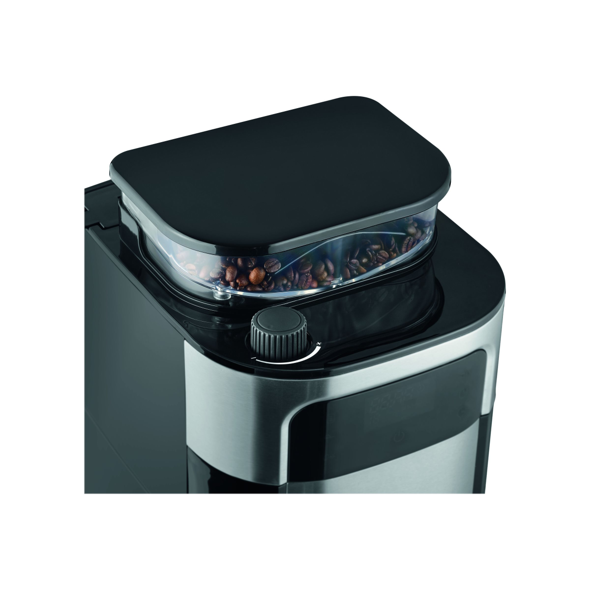 Severin KA 4813 Kaffeemaschine mit Mahlwerk schwarz/Edelstahl