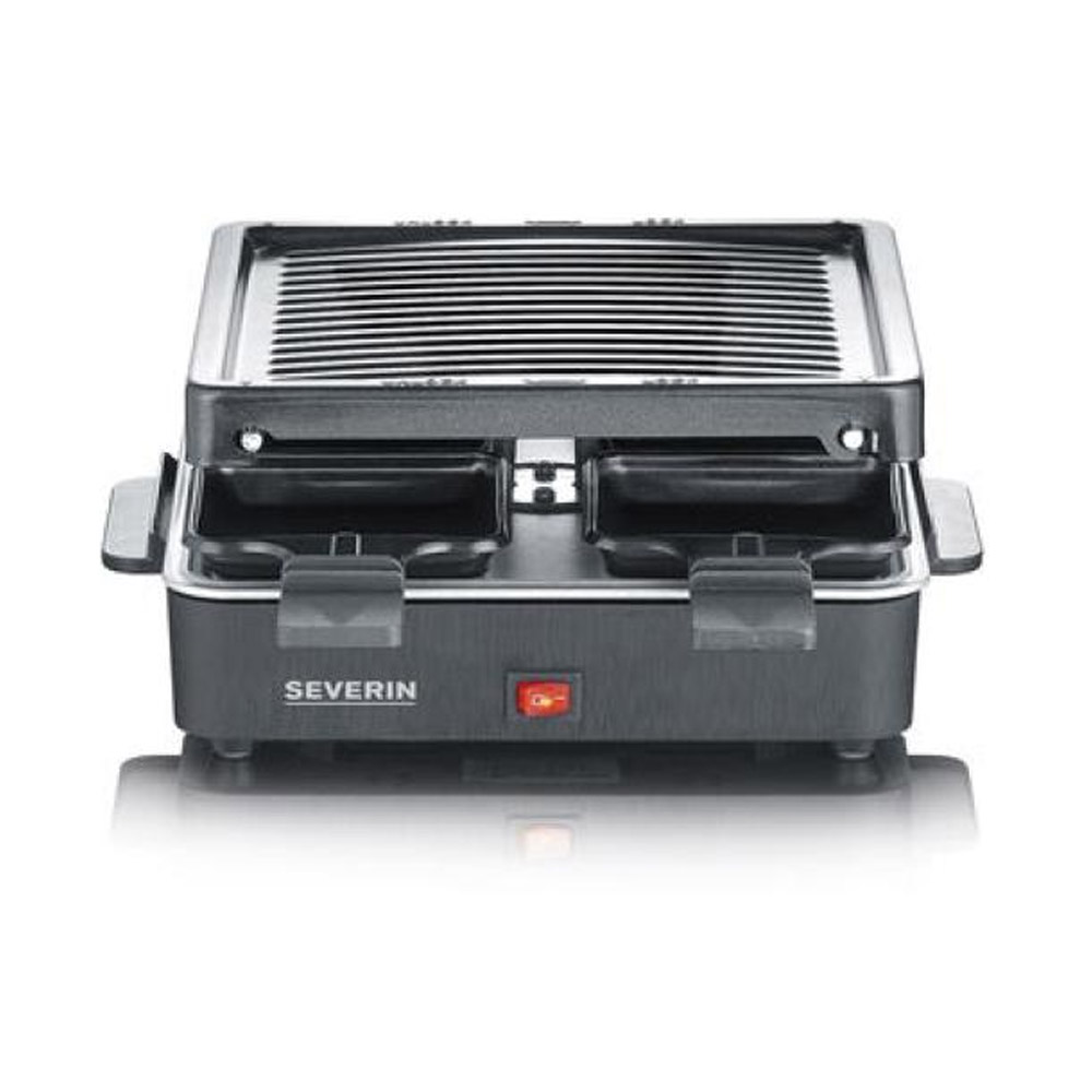 Severin RG 2370 Mini Raclette-Grill für 4 Personen schwarz