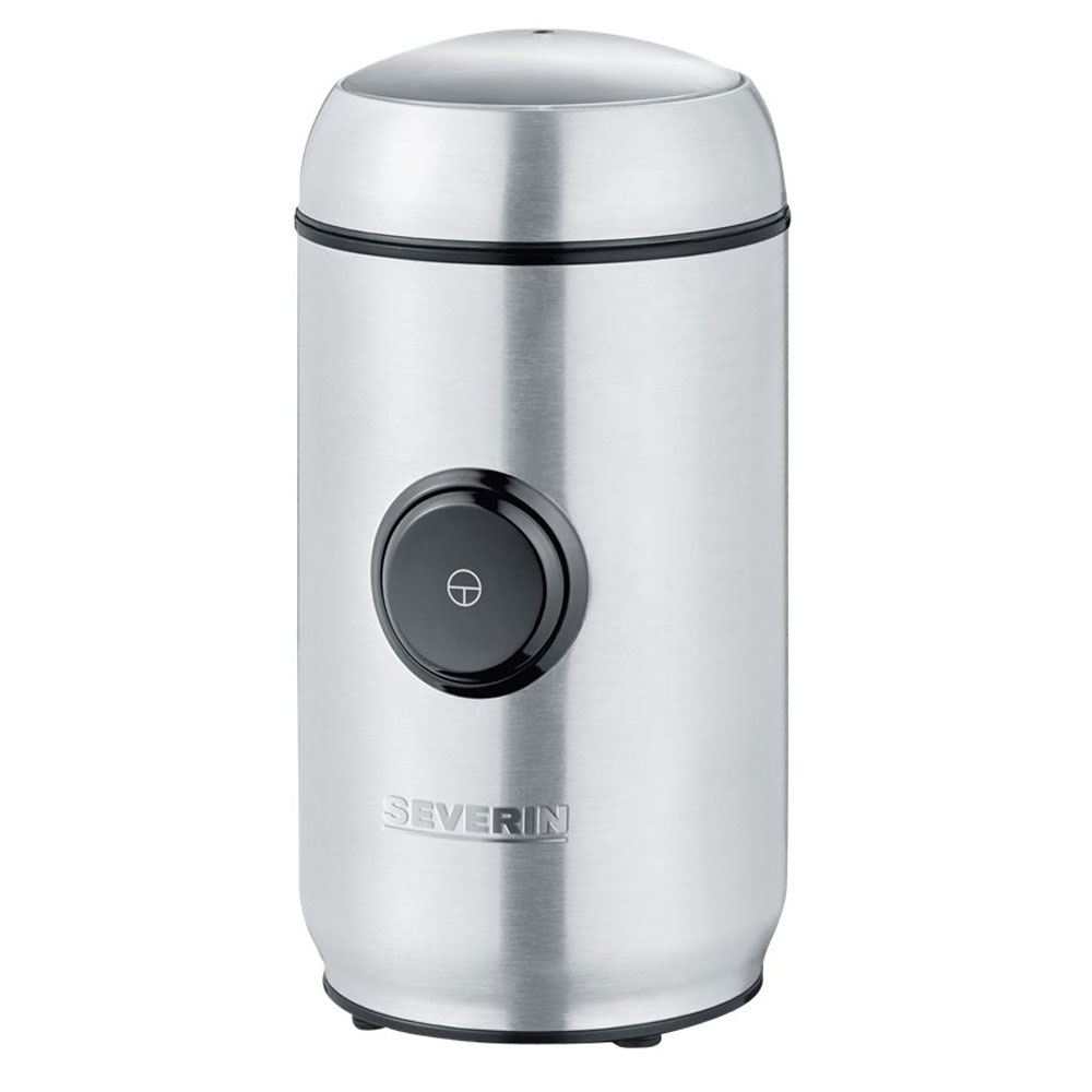 SEVERIN KM 3879 Kaffee- und Gewürzmühle 50g silber