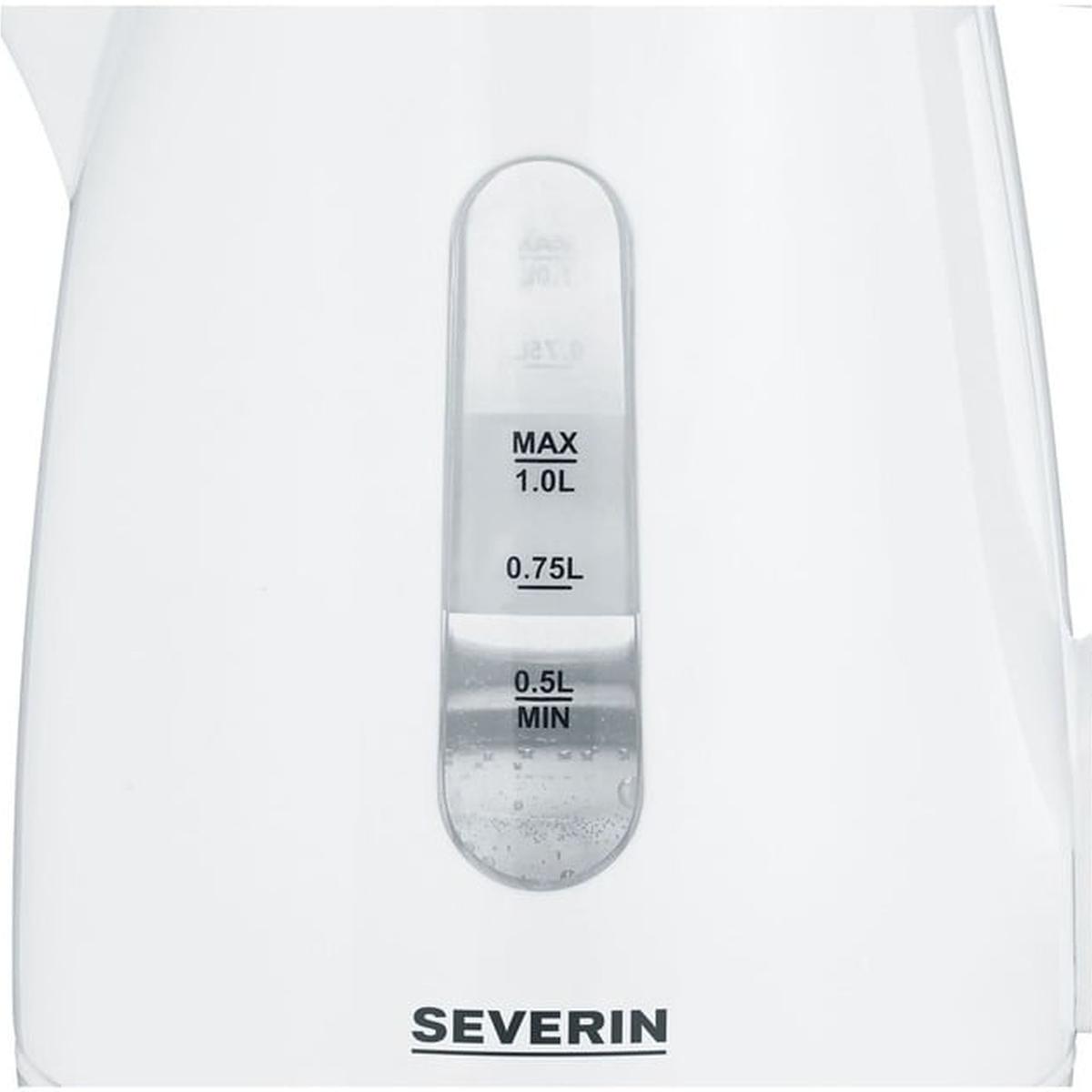 Severin WK 3411 Wasserkocher 1,0 L weiß