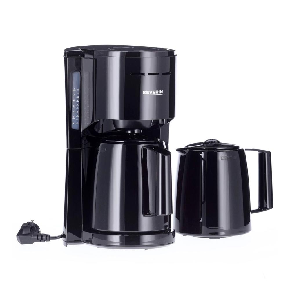 Severin KA 9307 Filterkaffeemaschine mit 2 Thermokannen schwarz (2.Wahl)