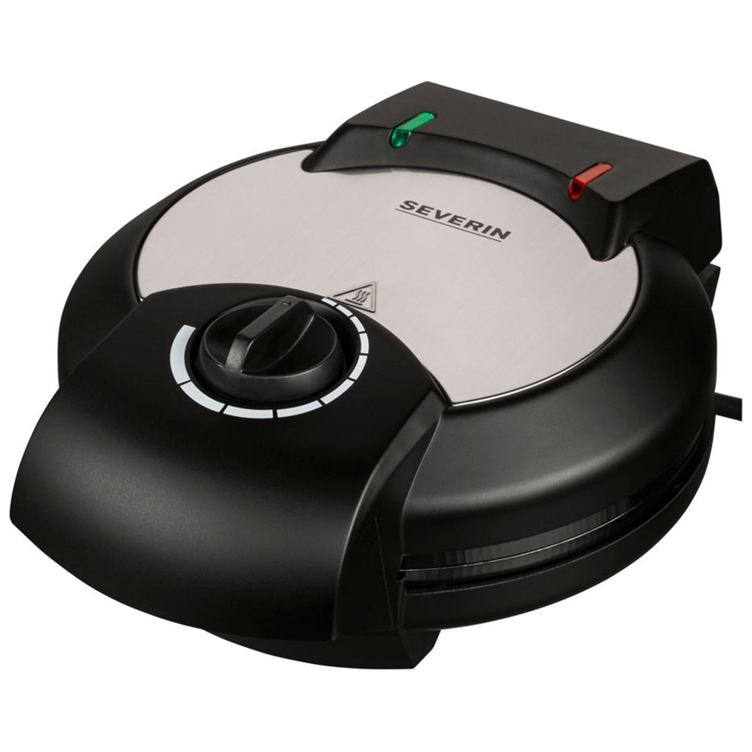 Severin WA 2103 Waffeleisen schwarz/Edelstahl