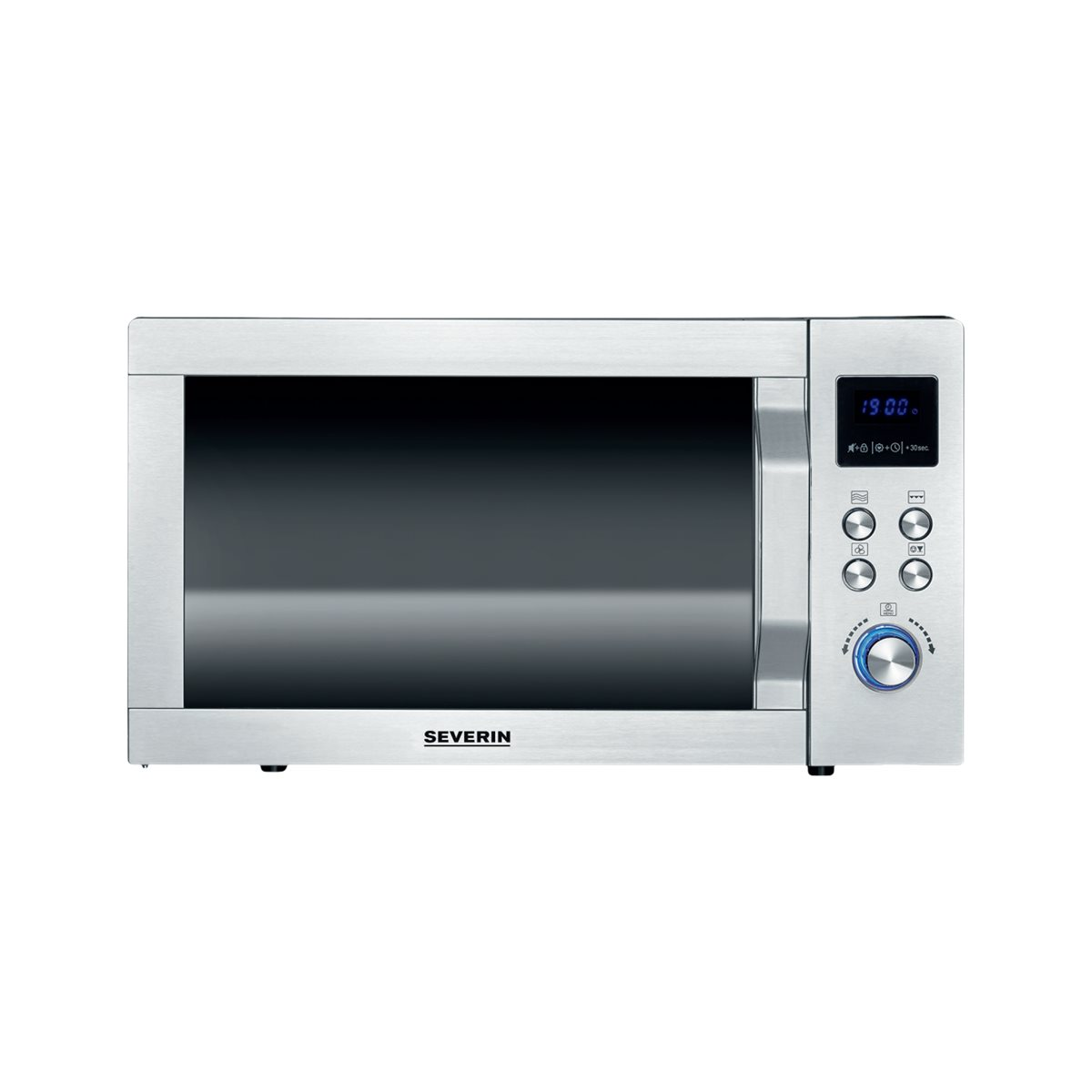 Severin MW 7777 3-in-1 Mikrowelle schwarz/edelstahl