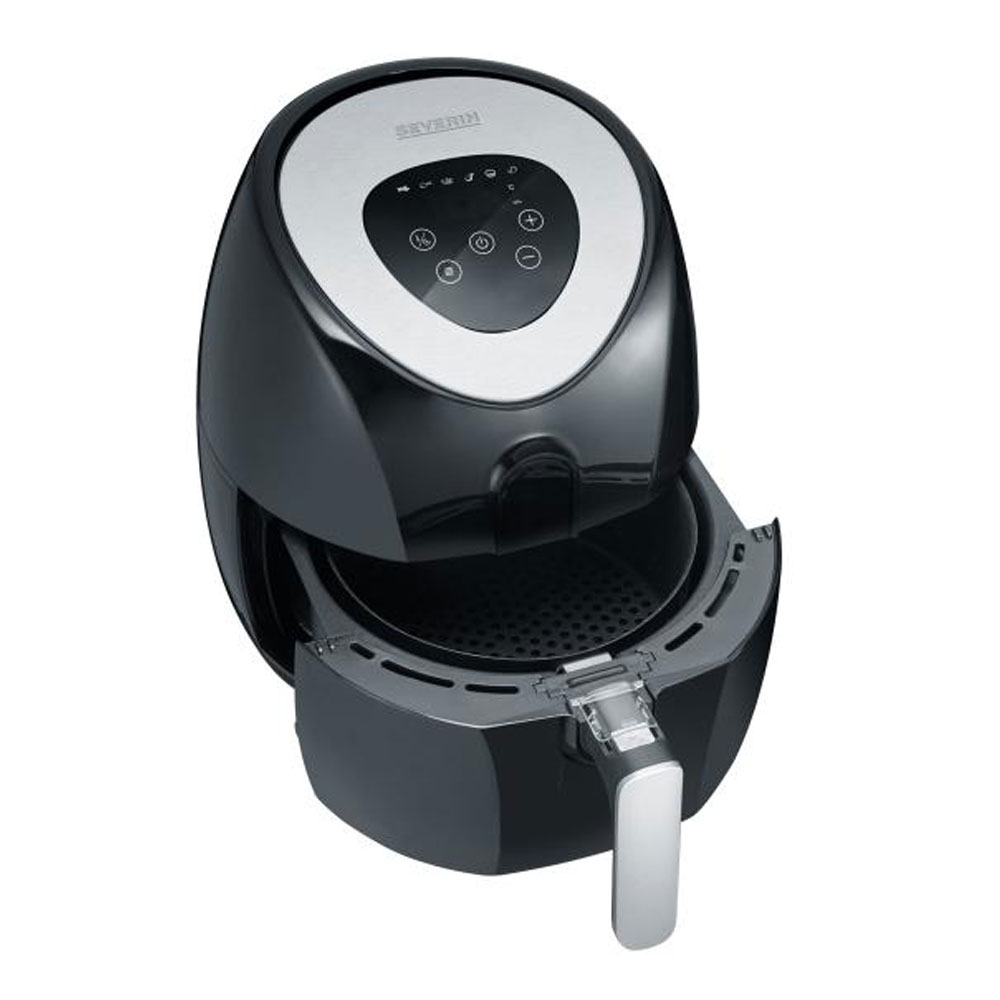 Severin FR 2430 Heißluftfritteuse schwarz/edelstahl