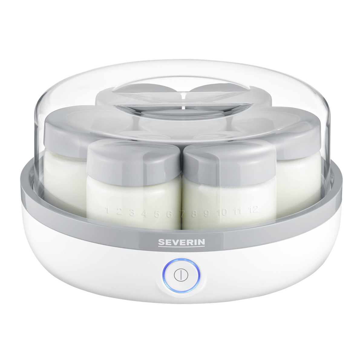 SEVERIN JG 3518 Joghurtbereiter weiß/grau