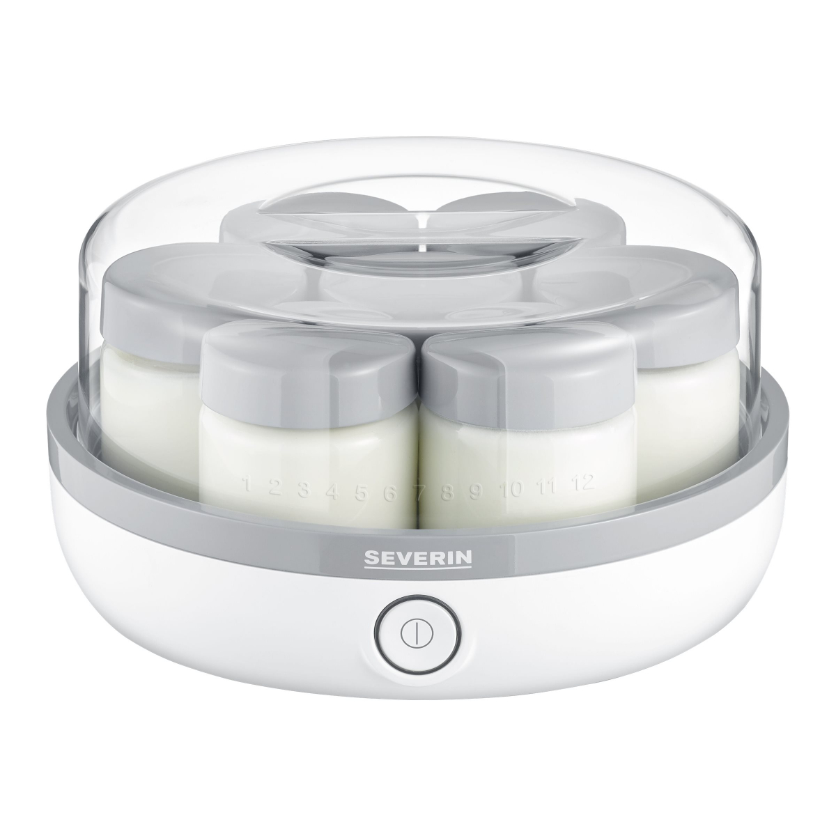 SEVERIN JG 3518 Joghurtbereiter weiß/grau