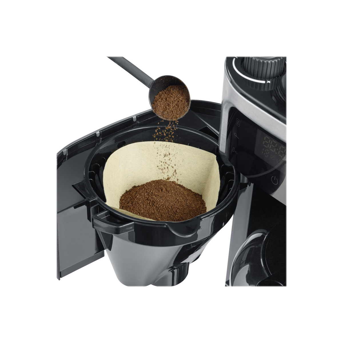 SEVERIN KA 4814 Filterkaffeemaschine mit Mahlwerk schwarz