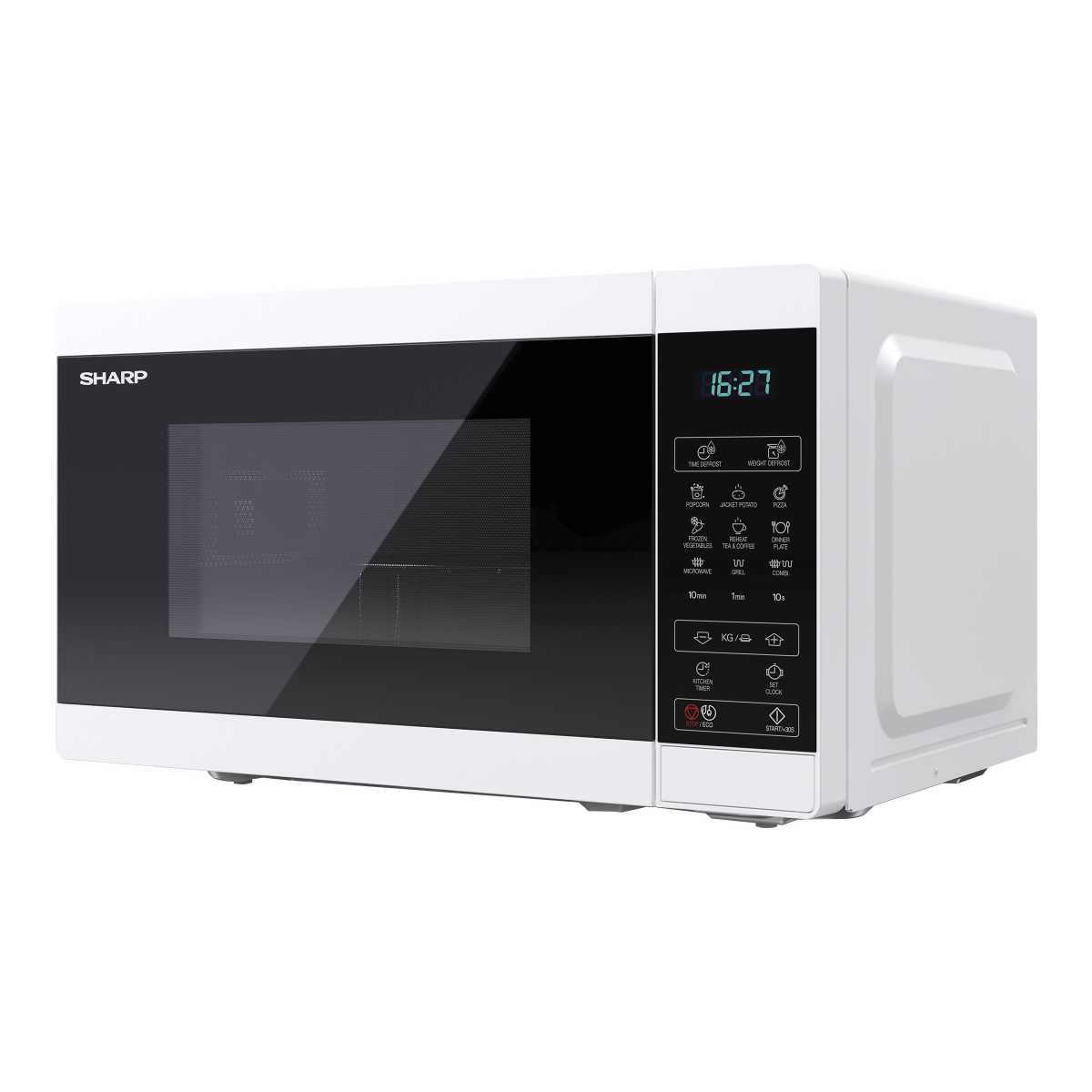 Sharp YC-MG02E-W Mikrowelle mit Grill weiß