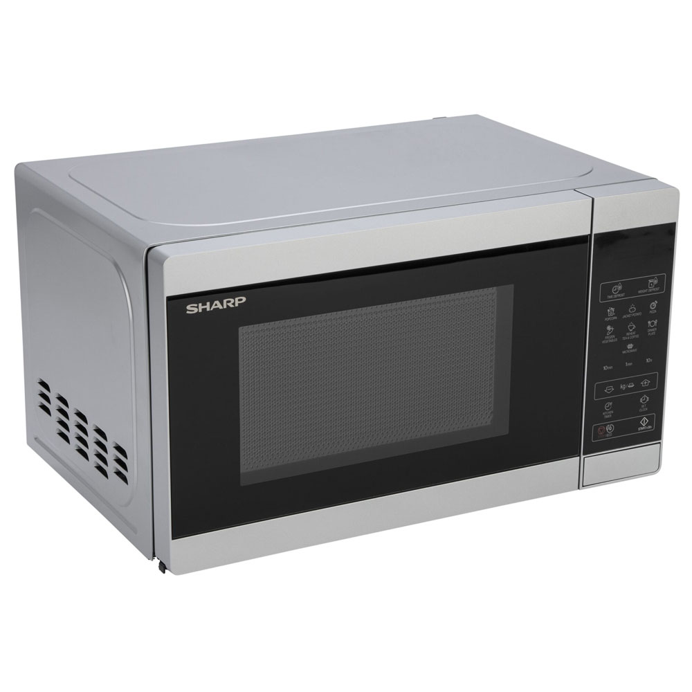 Sharp YC-MS02E-S Mikrowelle 800W silber