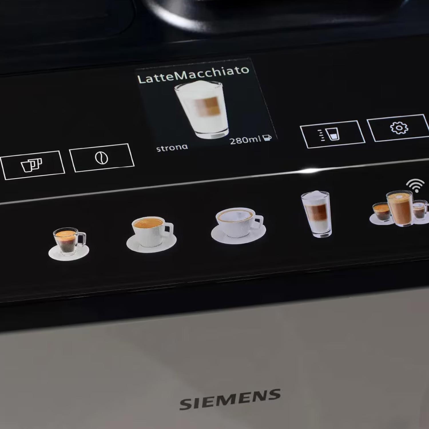 Siemens EQ500 classic TP516DX3 Kaffeevollautomat edelstahl/klavierlack schwarz
