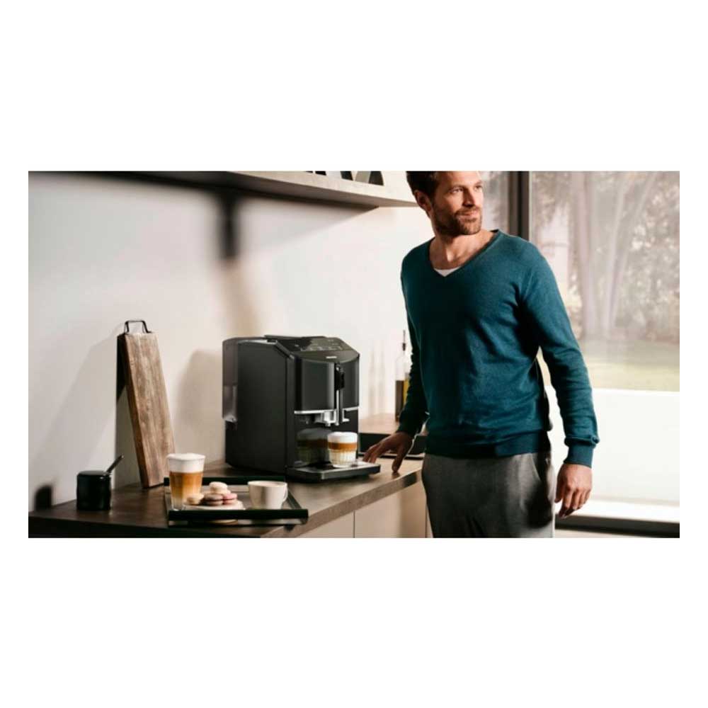 Siemens TF301E19 EQ300 Kaffeevollautomat piano black