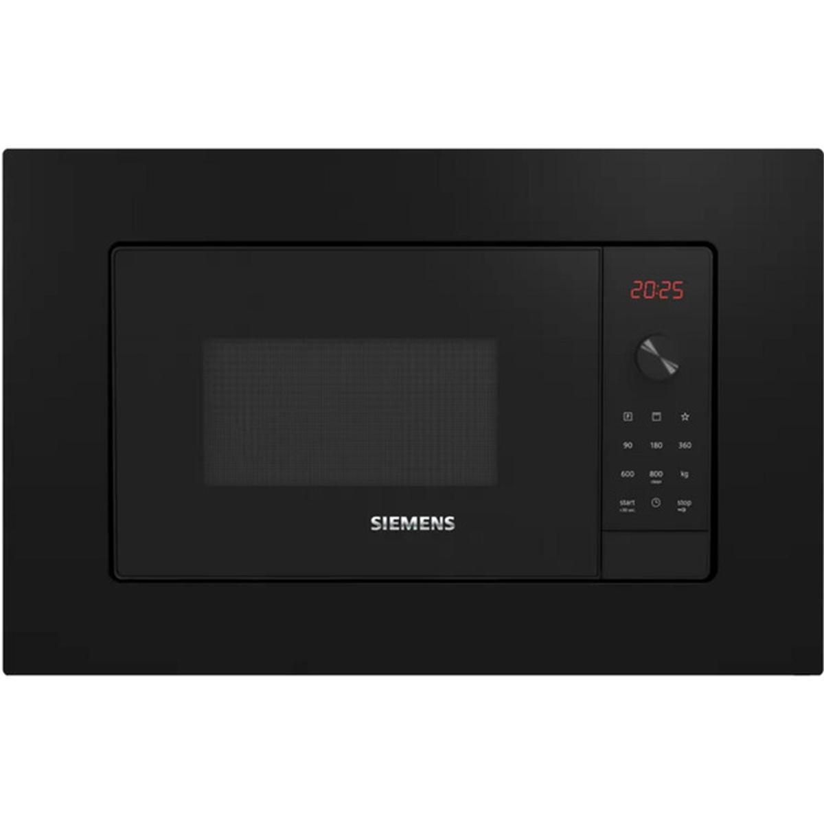 Siemens iQ300 BE623LMB3 Einbau-Mikrowelle mit Grill schwarz