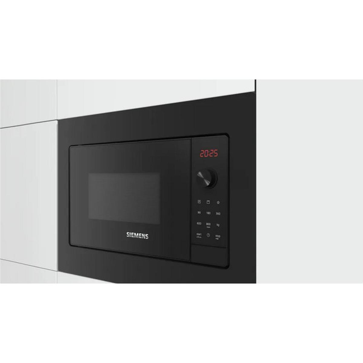 Siemens iQ300 BE623LMB3 Einbau-Mikrowelle mit Grill schwarz