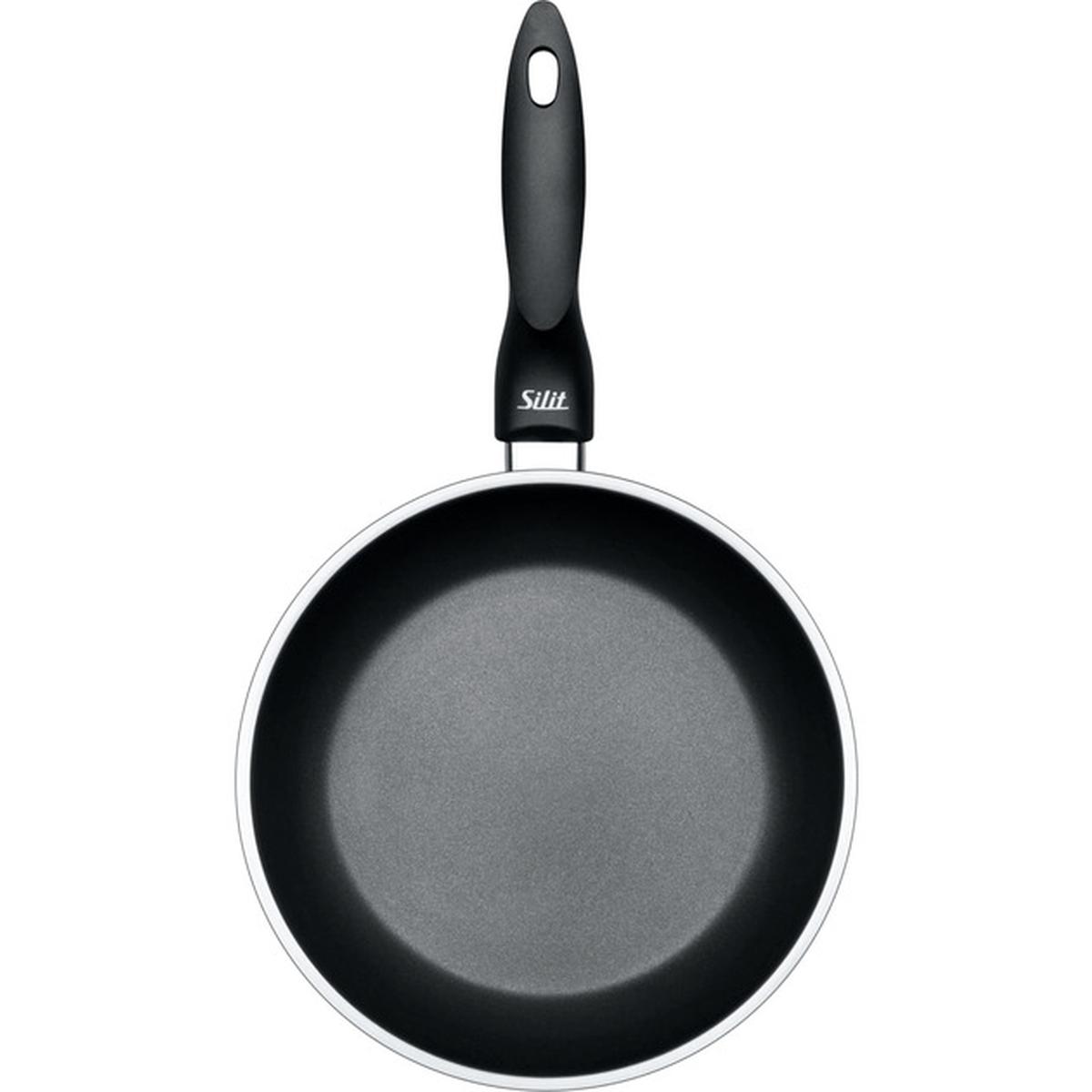 Silit Domus Bratpfannen-Set 2-teilig 24 und 28 cm edelstahl/schwarz