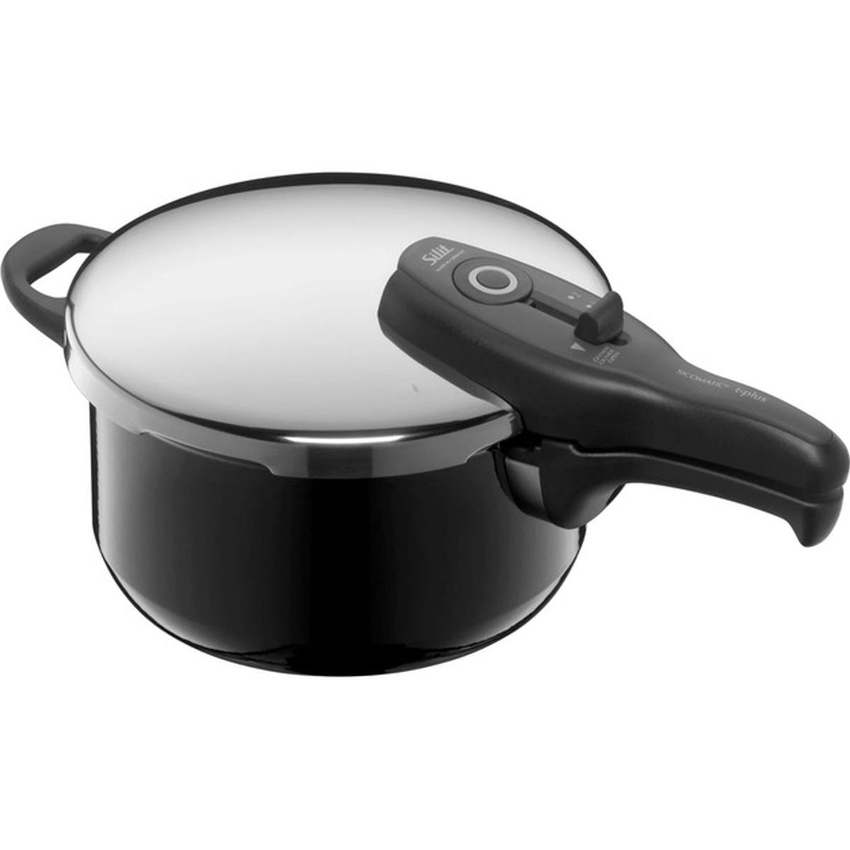 Silit Sicomatic t-plus Schnellkochtopf Silargan 4,5l schwarz