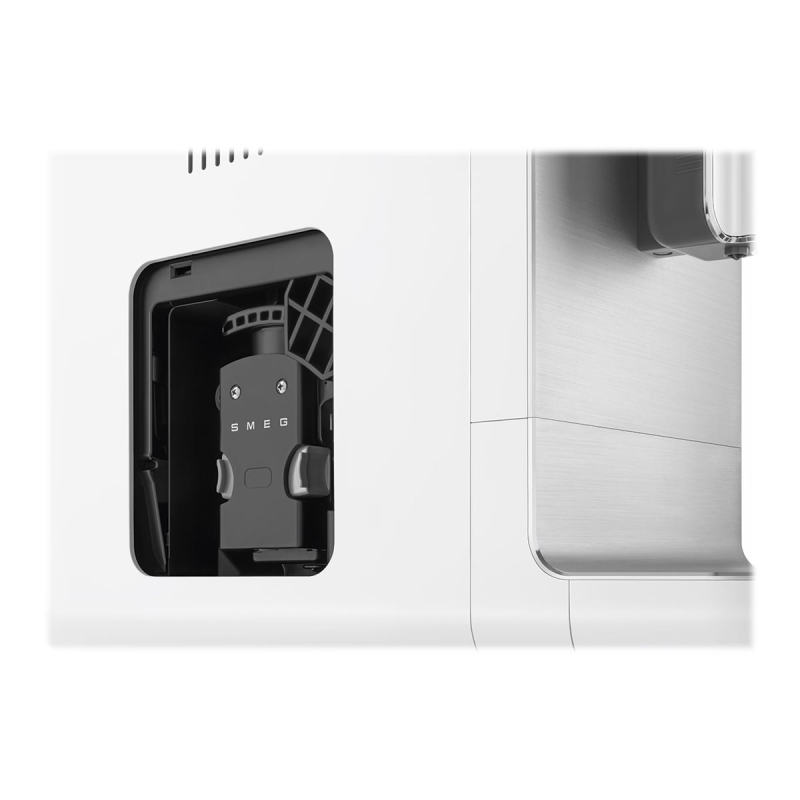 Smeg BCC02WHMEU Kompakter Kaffeevollautomat mit Dampffunktion weiß