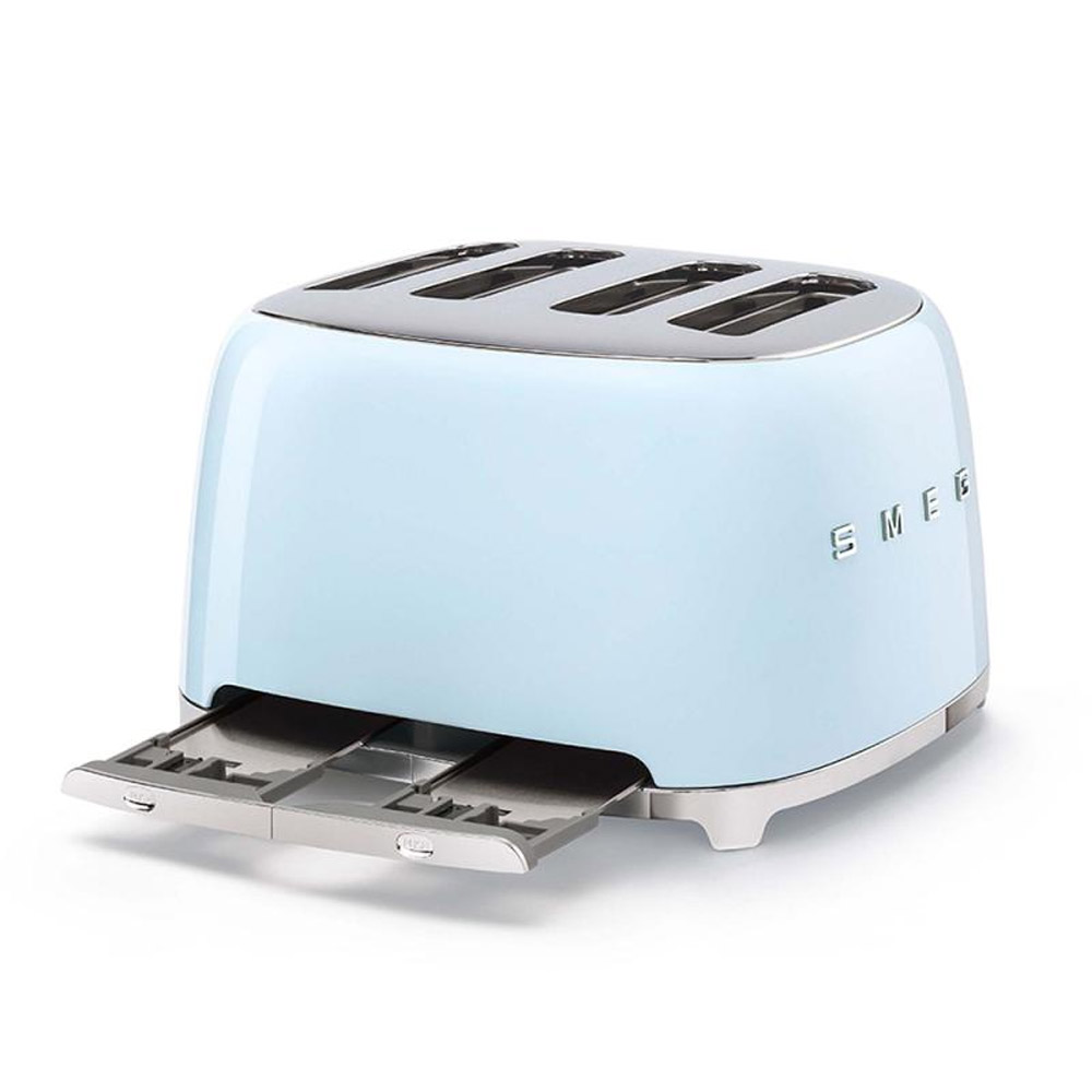 SMEG TSF03PBEU 4-Schlitz Toaster blau