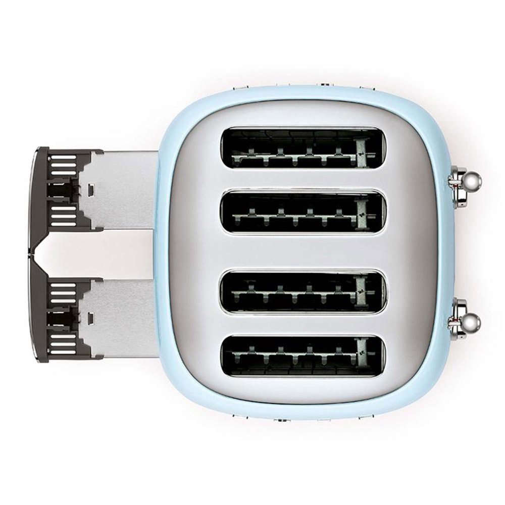 SMEG TSF03PBEU 4-Schlitz Toaster blau