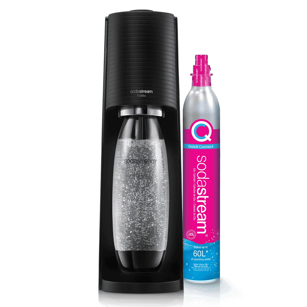 SodaStream Terra Vorteilspack Wassersprudler schwarz