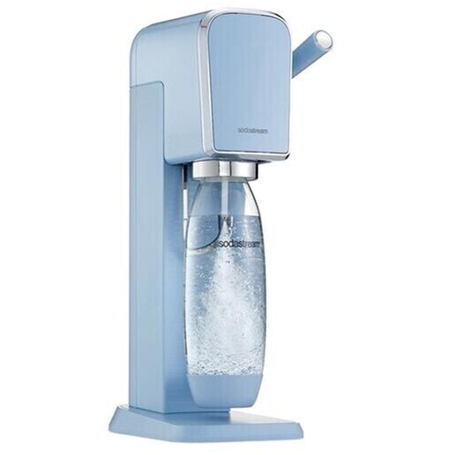 SodaStream Art Wassersprudler mit CO2-Zylinder und 1L PET Flasche pastelblau