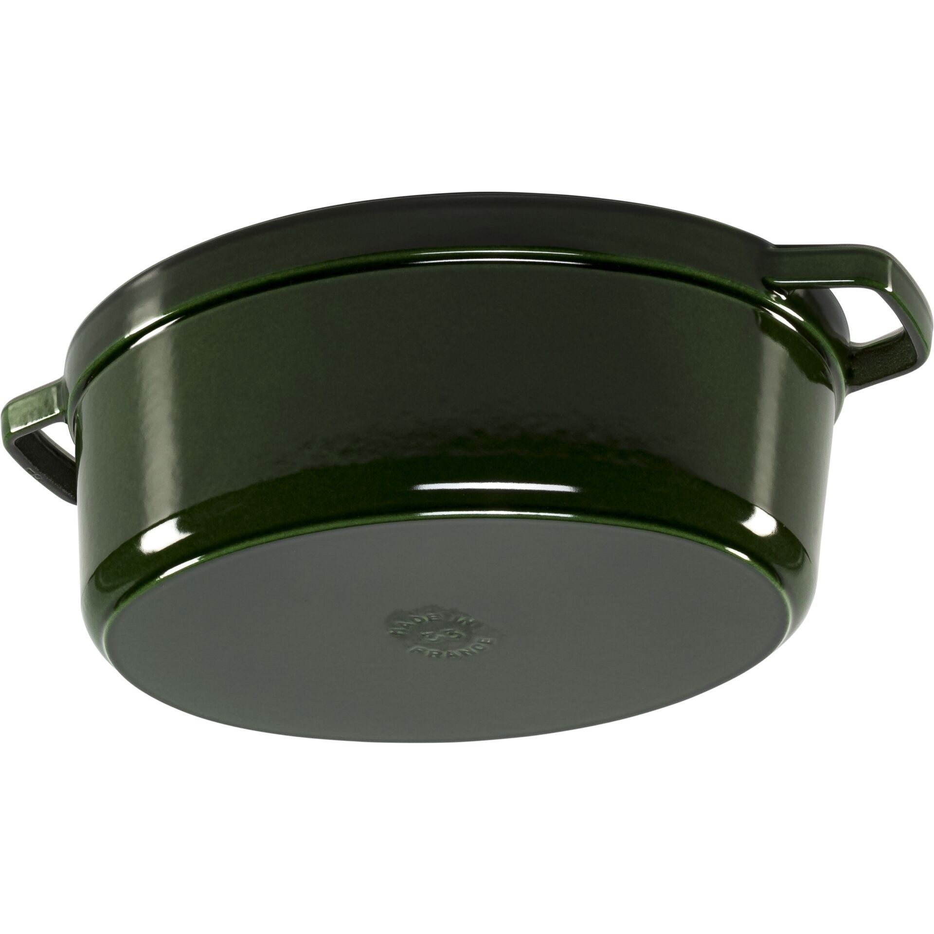 Staub La Cocotte 33 cm oval 6,7l Gusseisen basilikumgrün