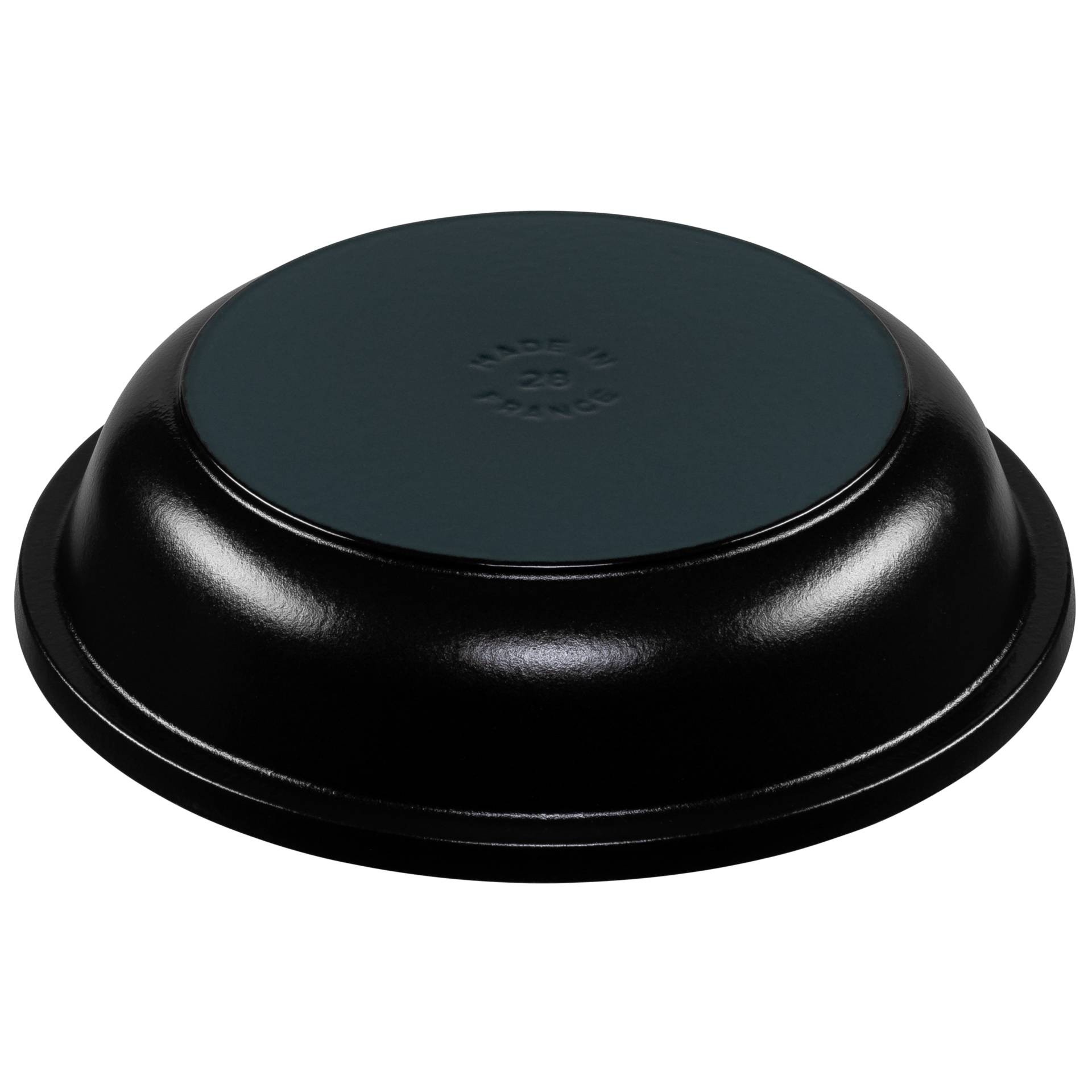 Staub Tajine 28 cm Gusseisen mit Keramikdeckel schwarz/kirschrot