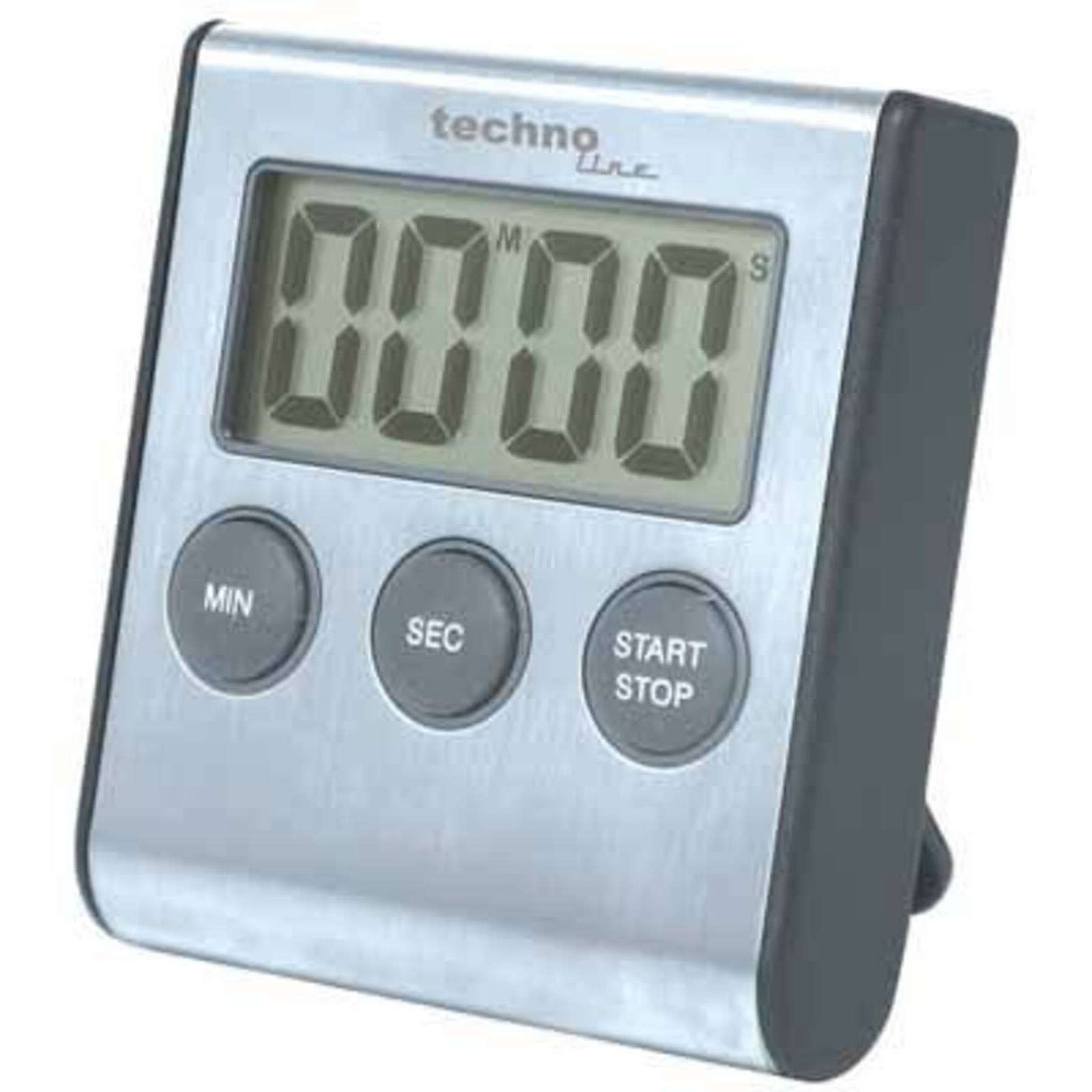 Technoline KT 200 digitaler Kurzzeitwecker silber
