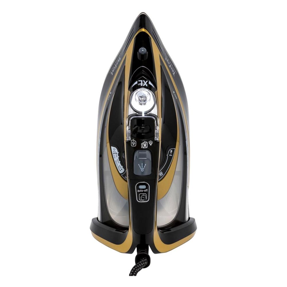 Tefal FV9847 Ultimate Pure Dampfbügeleisen schwarz/gold