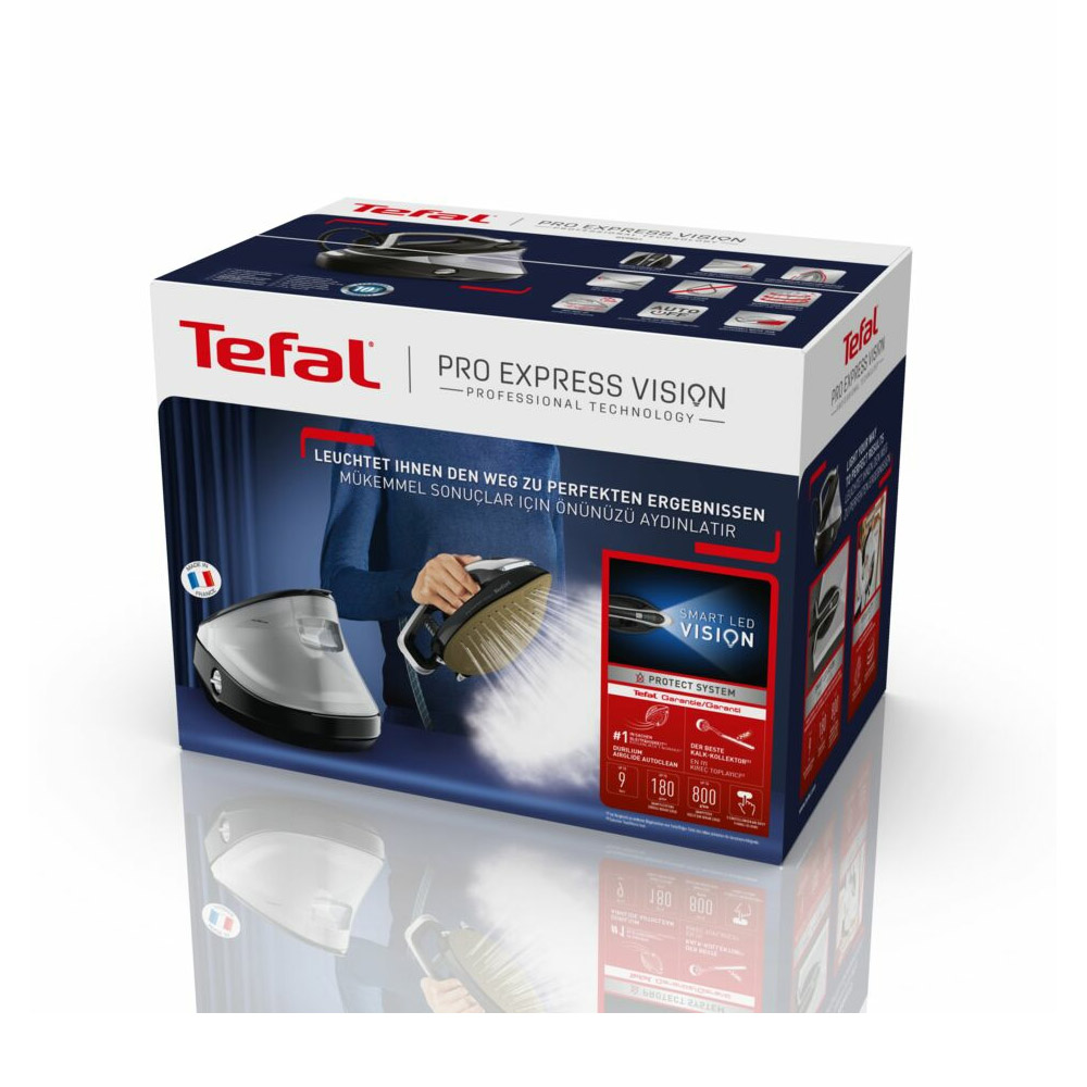Tefal Pro Express Vision GV9821 Dampfbügelstation schwarz/silber (2.Wahl)