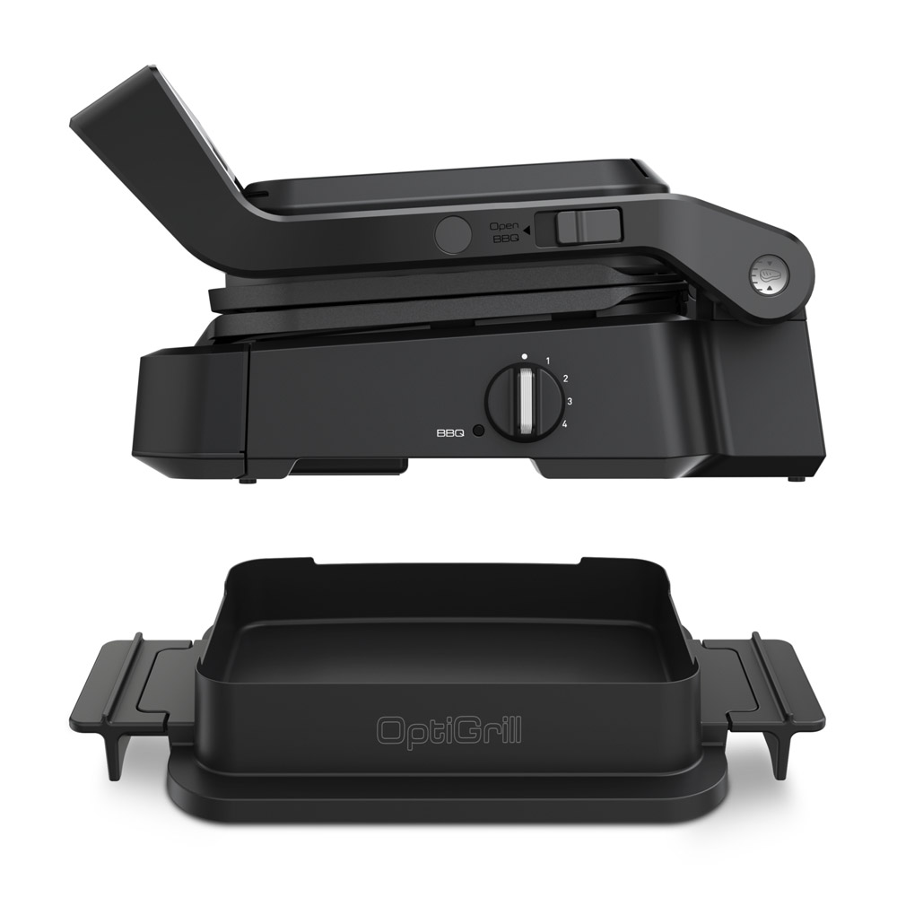 Tefal GC7748 Optigrill 4in1 Kontaktgrill schwarz