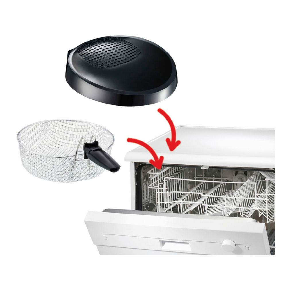 Tefal FF1078 Maxi Fry Fritteuse schwarz