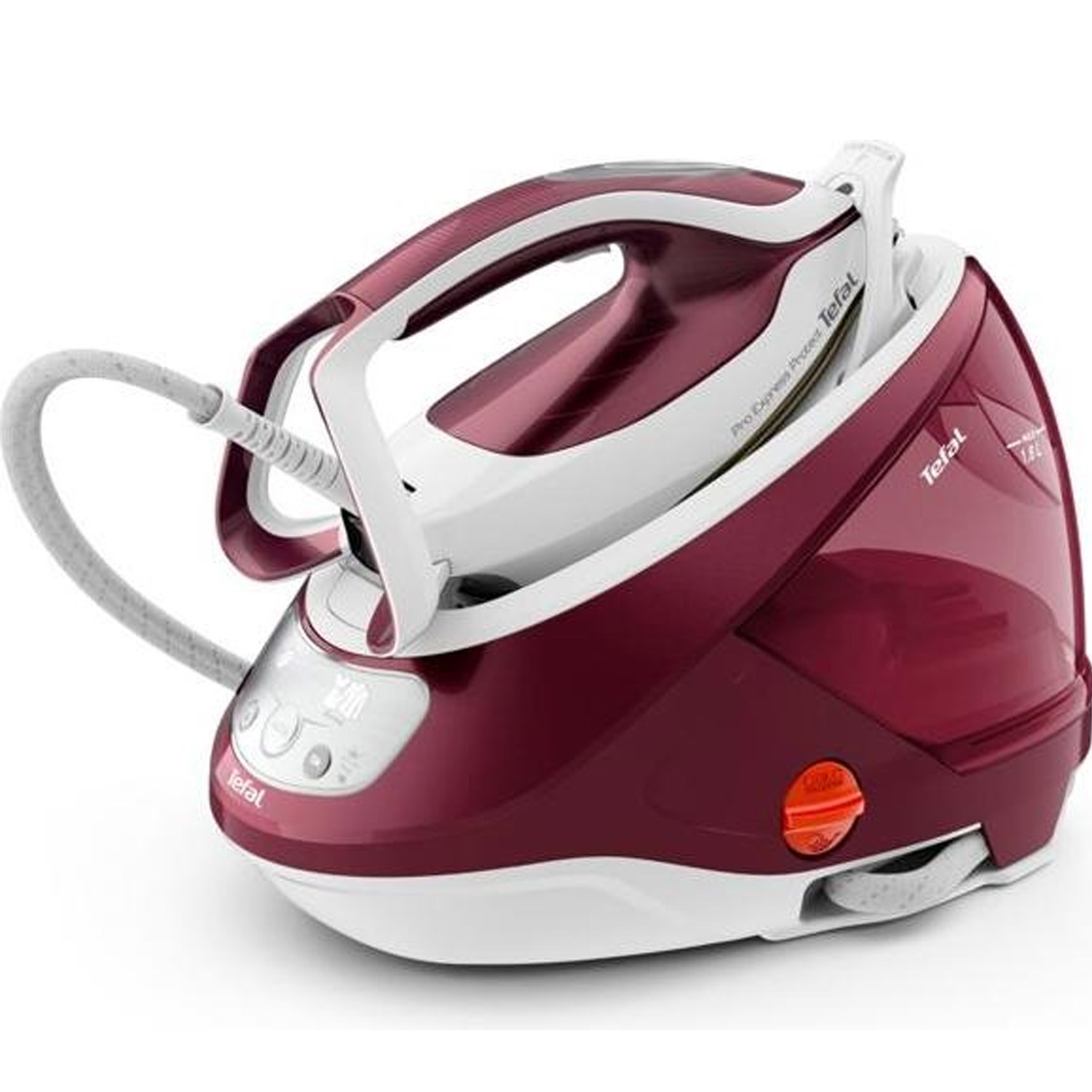 Tefal Bügeleisen GV9220 Pro Express Protect Dampfbügelstation rot/weiß