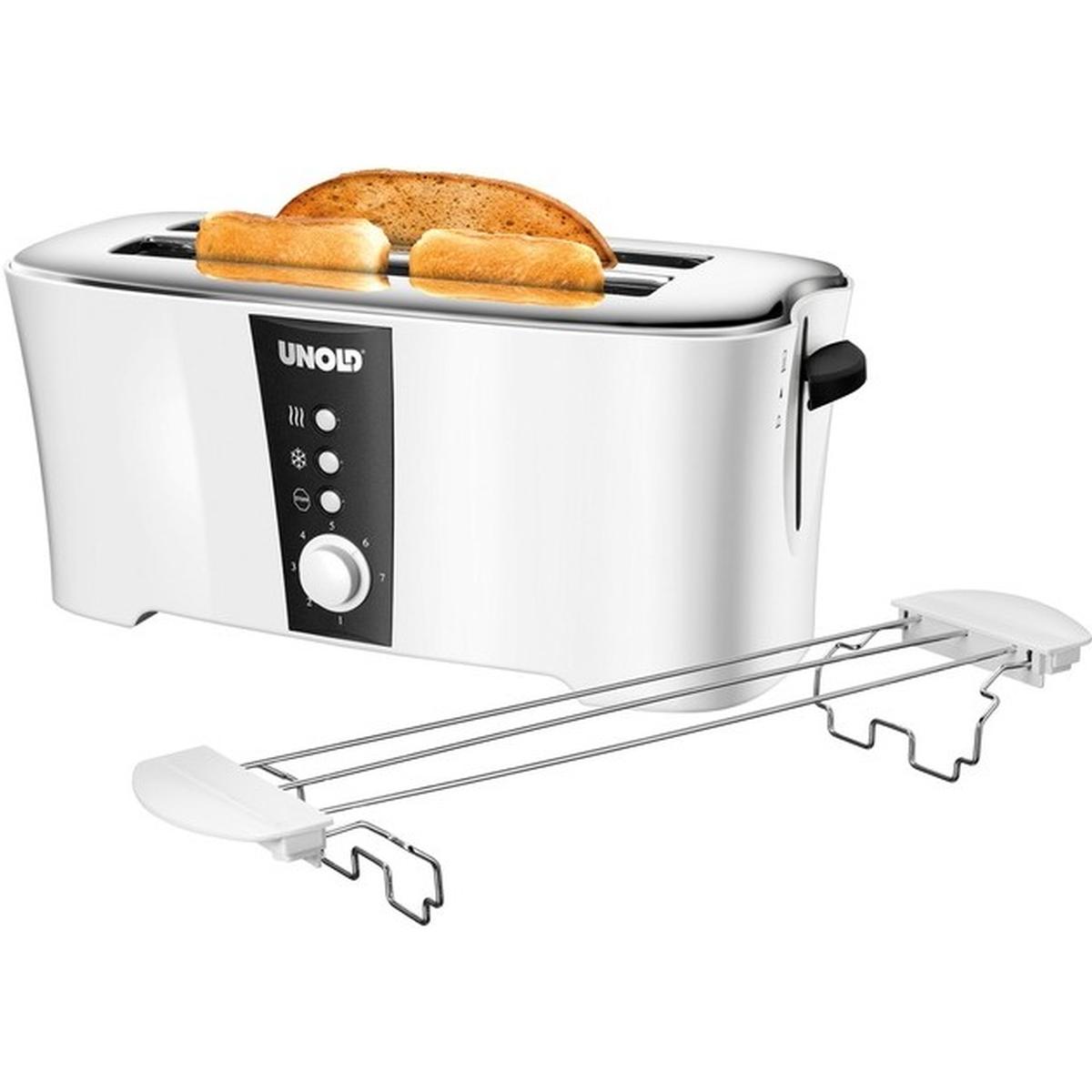 Unold 38020 Toaster weiß/schwarz