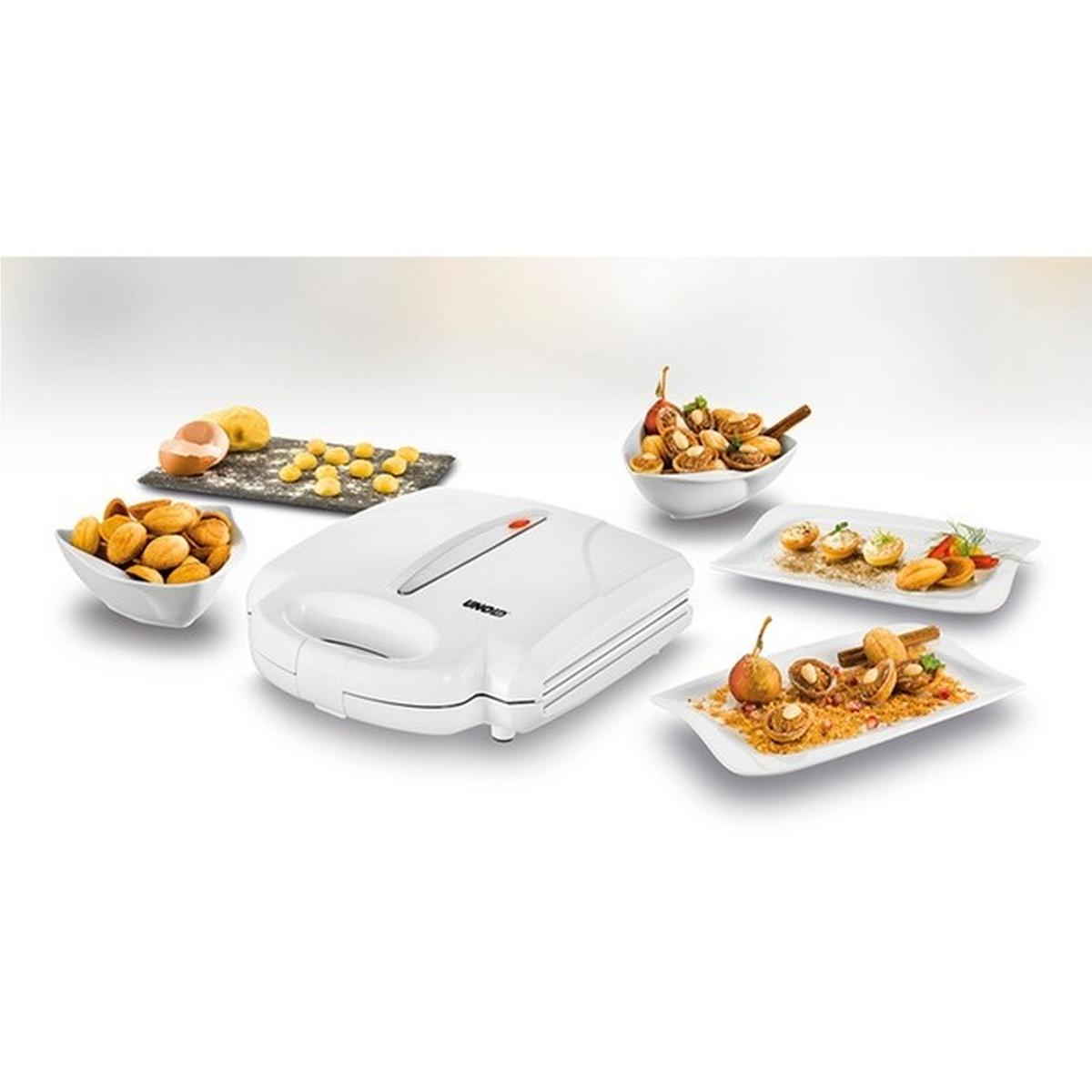 Unold 48360 Zaubernuss Waffeleisen weiß