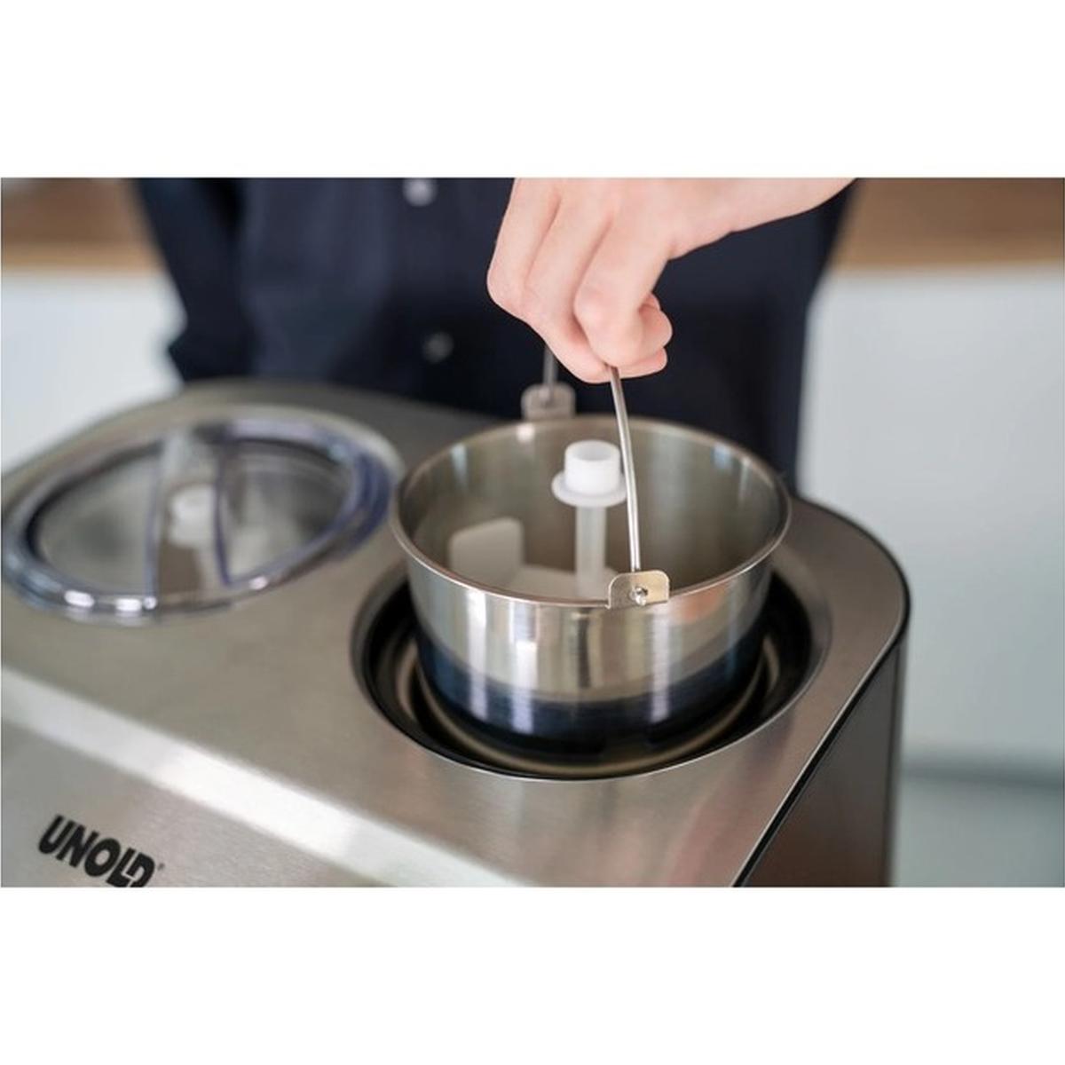Unold 48835 Eismaschine Doppio Nero