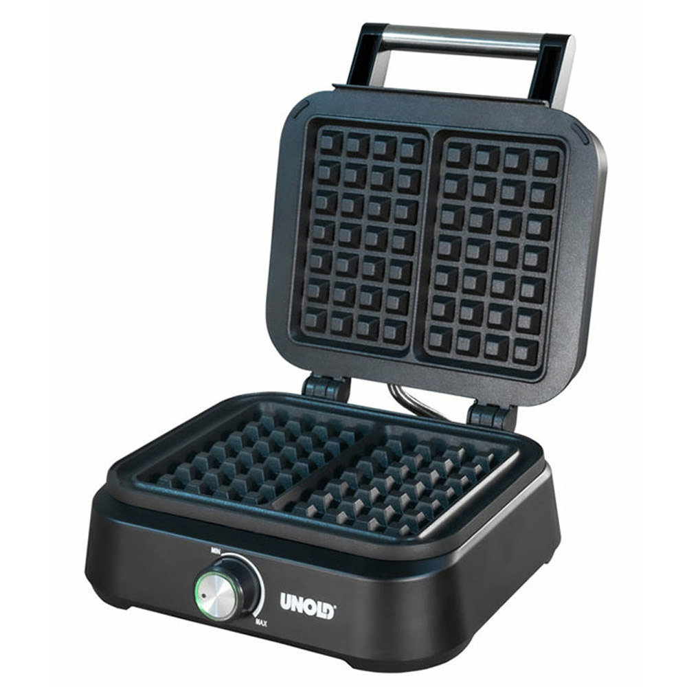 Unold 48275 Belgisches Waffeleisen Brüssel schwarz
