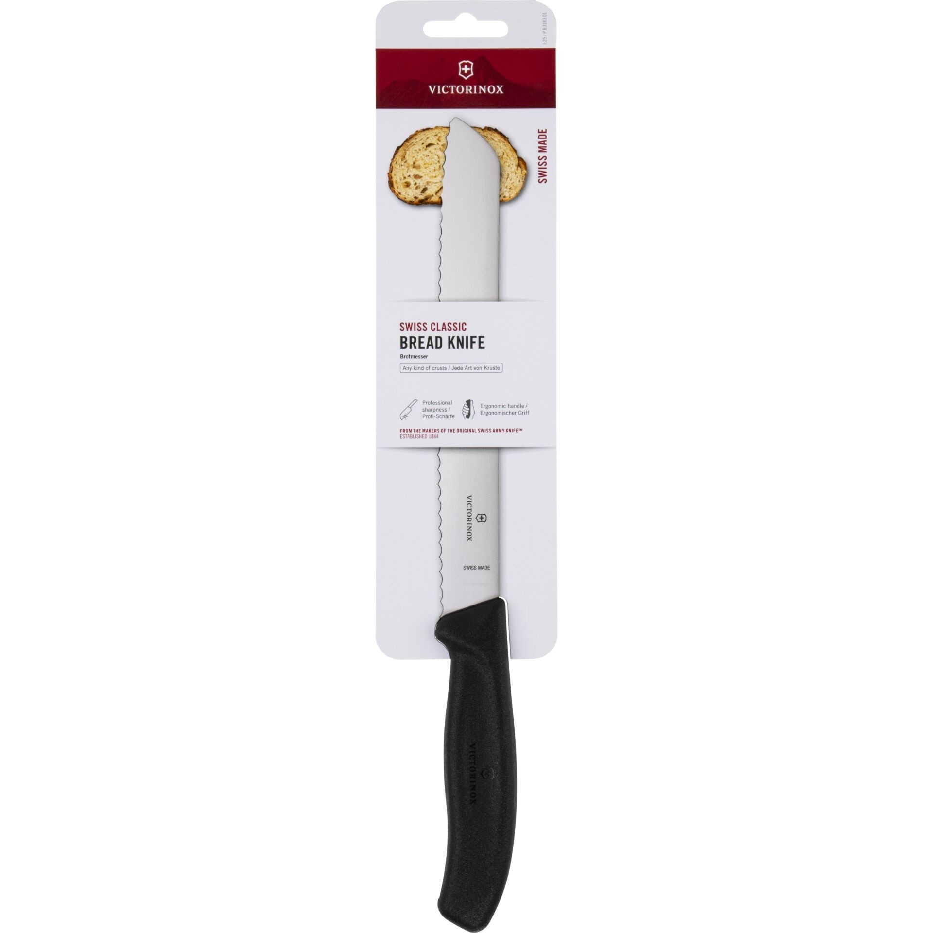 Victorinox Swiss Classic Brotmesser 21 cm schwarz